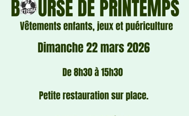 BOURSE DE PRINTEMPS 22/03/2026